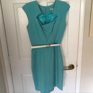BOSTON PROPER Sleeveless Dress w/Belt Size 6